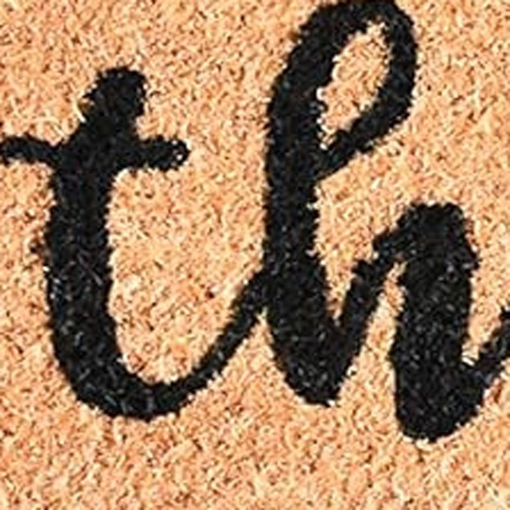 24" X 36" Brown And Black This is Us Outdoor Coir Door Mat