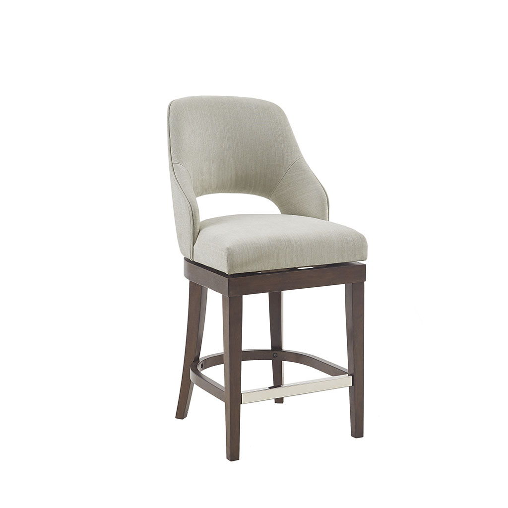Jillian - Counter Stool With Swivel Seat - Cream