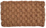 18" X 30" Brown Coir Weave Outdoor Door Mat
