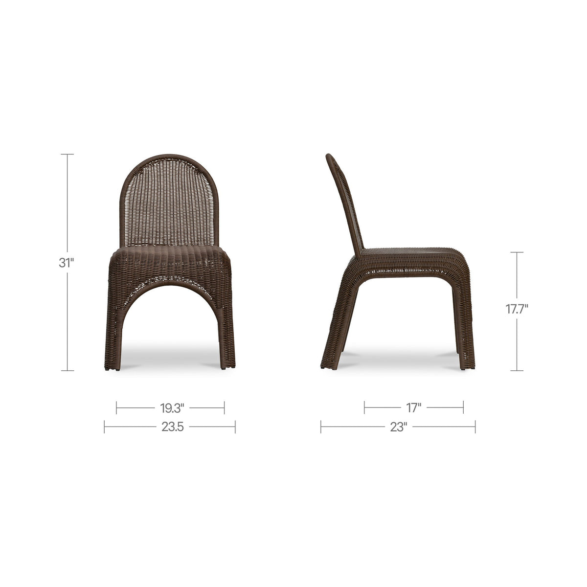 Kendall - Dining Chair (Set of 2) - Dark Brown
