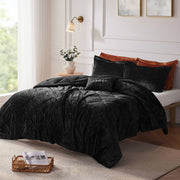 Felicia - Duvet Cover Set - Black