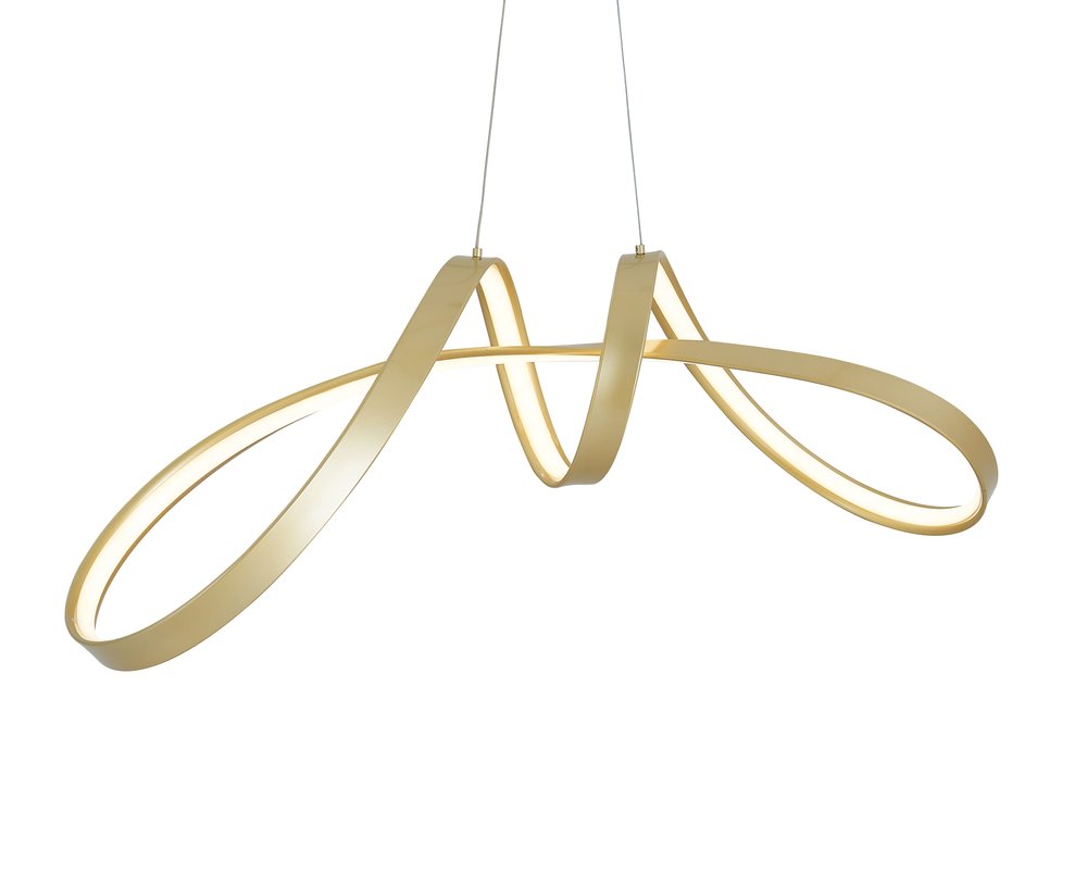 Gold Metal LED Dimmable Chandelier