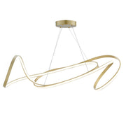 Gold Metal LED Dimmable Chandelier