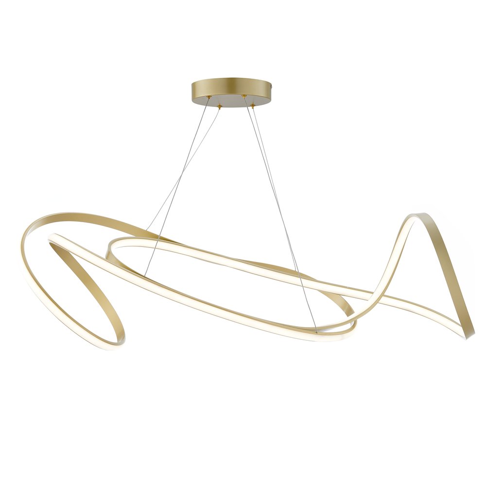 Gold Metal LED Dimmable Chandelier