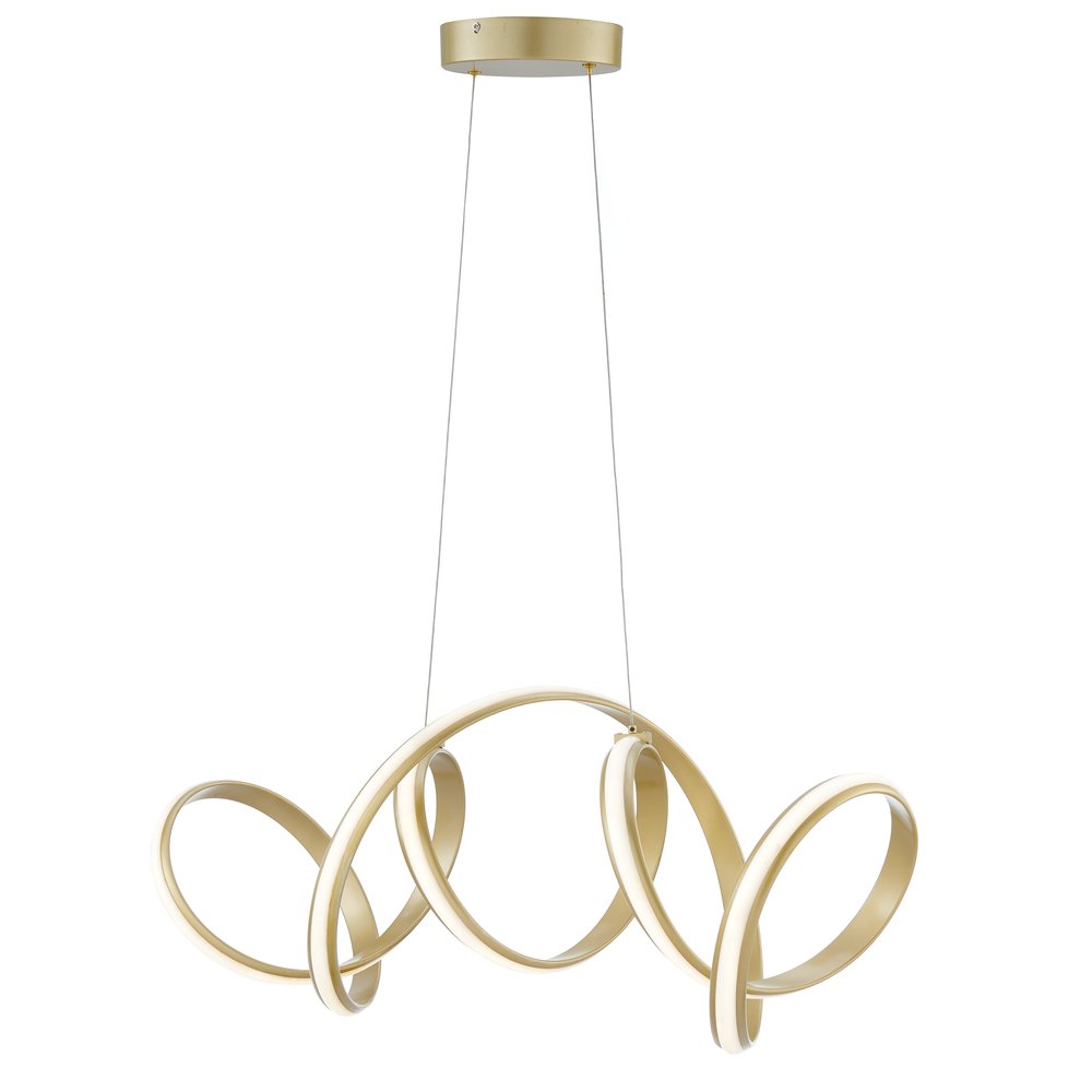 Gold Metal LED Dimmable Chandelier