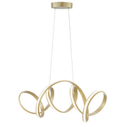 Gold Metal LED Dimmable Chandelier