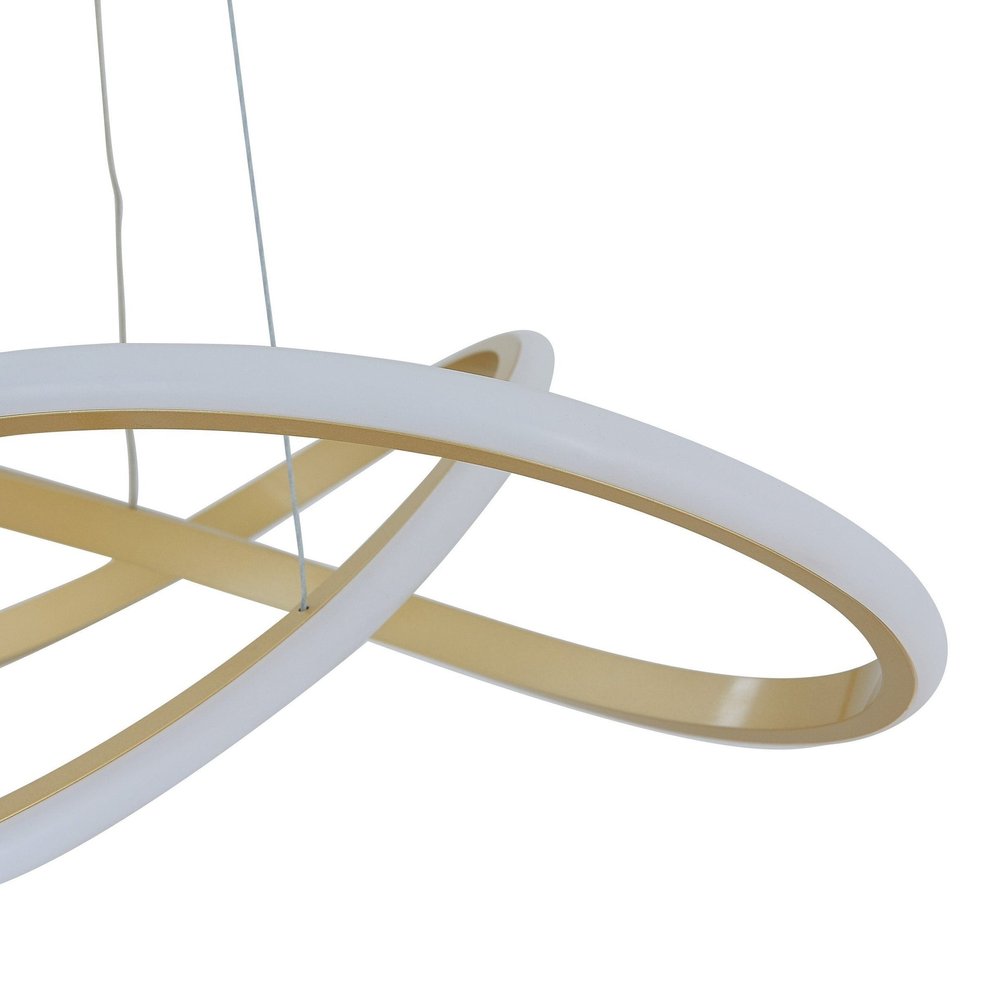 Gold Metal LED Dimmable Chandelier