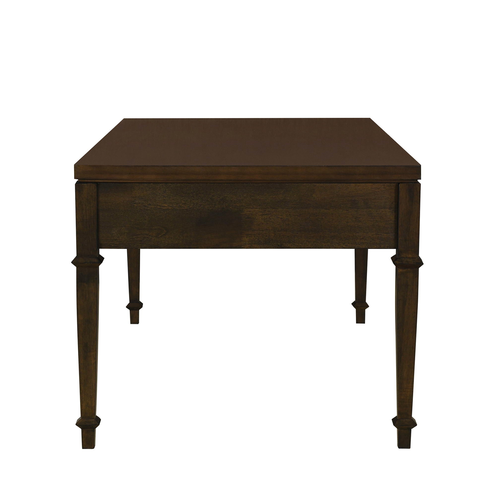 Kenna - Fluted 2 Drawer Coffee Table - Brown