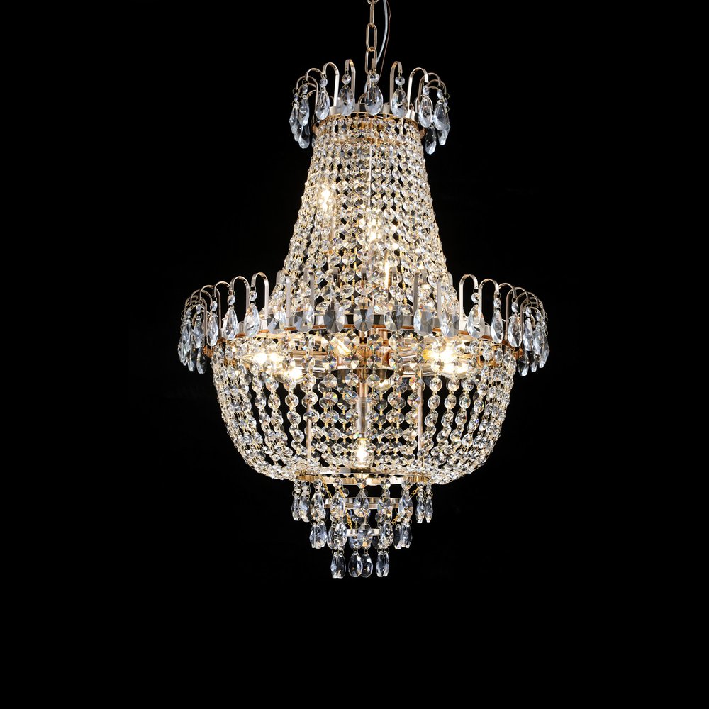 Gold Chandelier Metal Ceiling Light