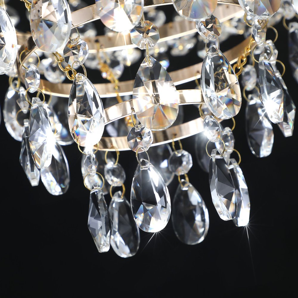 Gold Chandelier Metal Ceiling Light