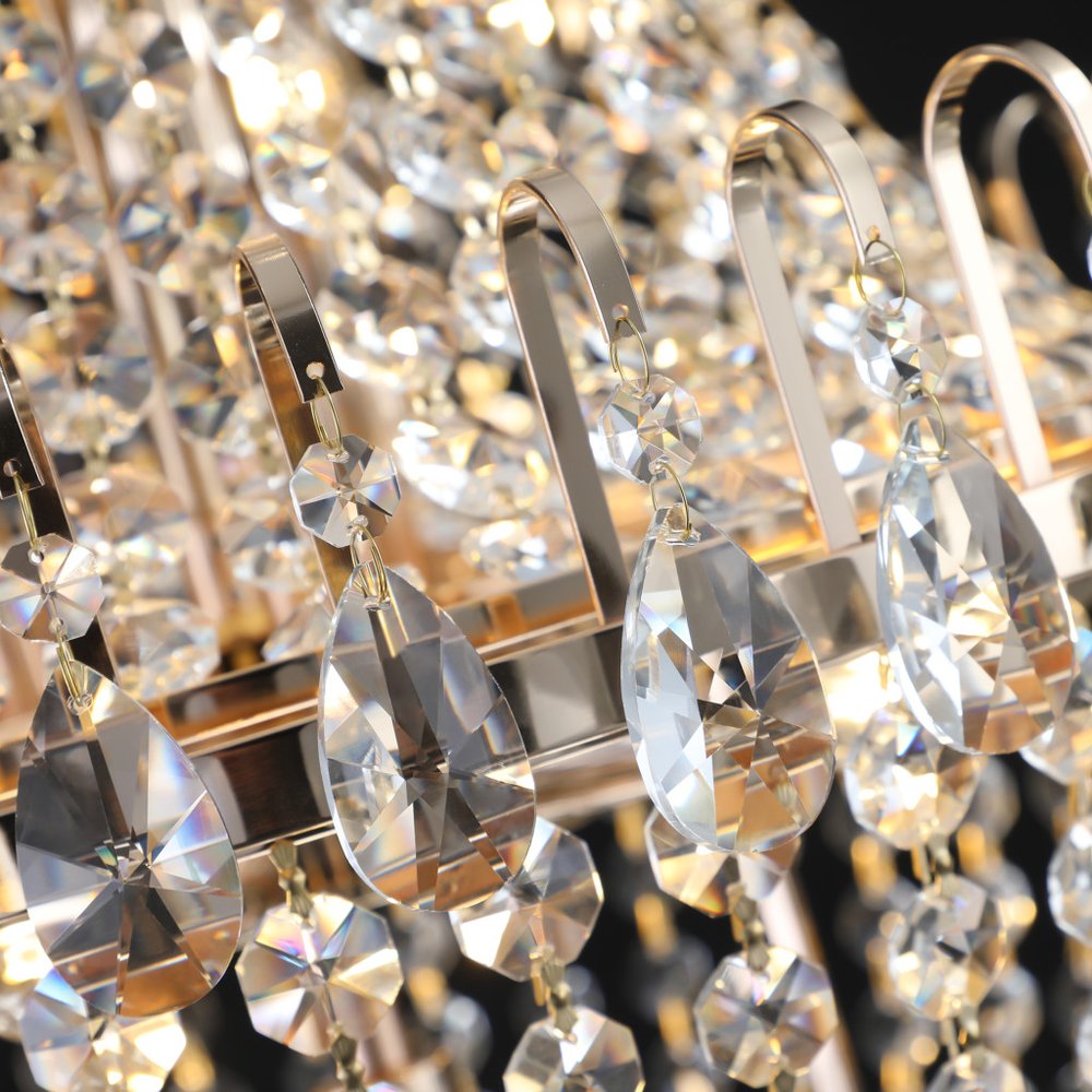 Gold Chandelier Metal Ceiling Light