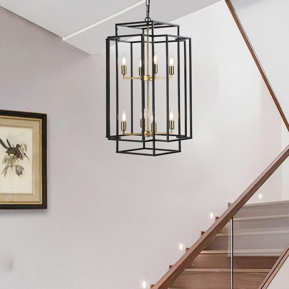 Gold Chandelier Metal Ceiling Light