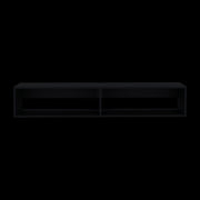 59" Black Floating Mount TV Stand