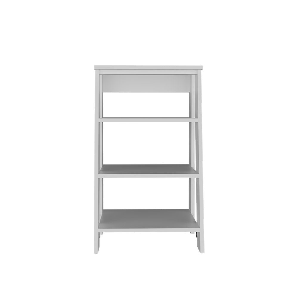 17" White Wood Bathroom Shelves