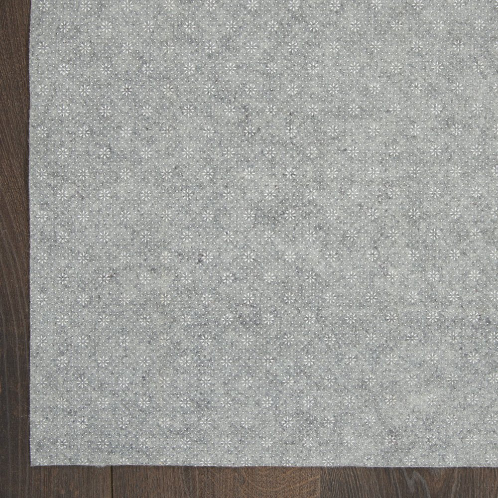 2' X 6' Gray Striped Weave Non Slip Rug Pad