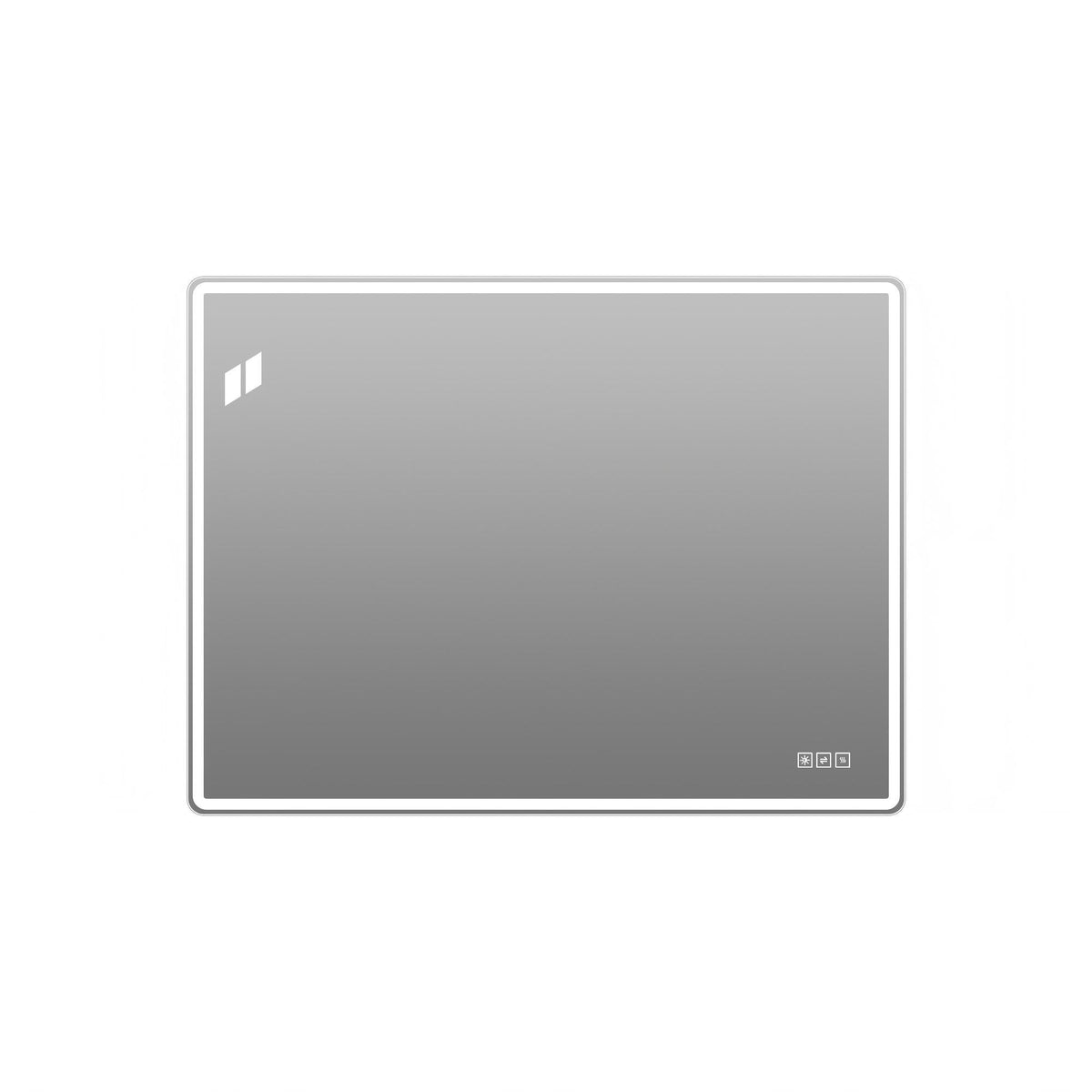 24" X 32" Rectangular Front Lighted And Backlit LED Bathroom Mirror With Anti Fog - Clear