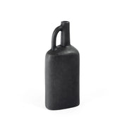 11" Gray Aluminum Jug Table Vase