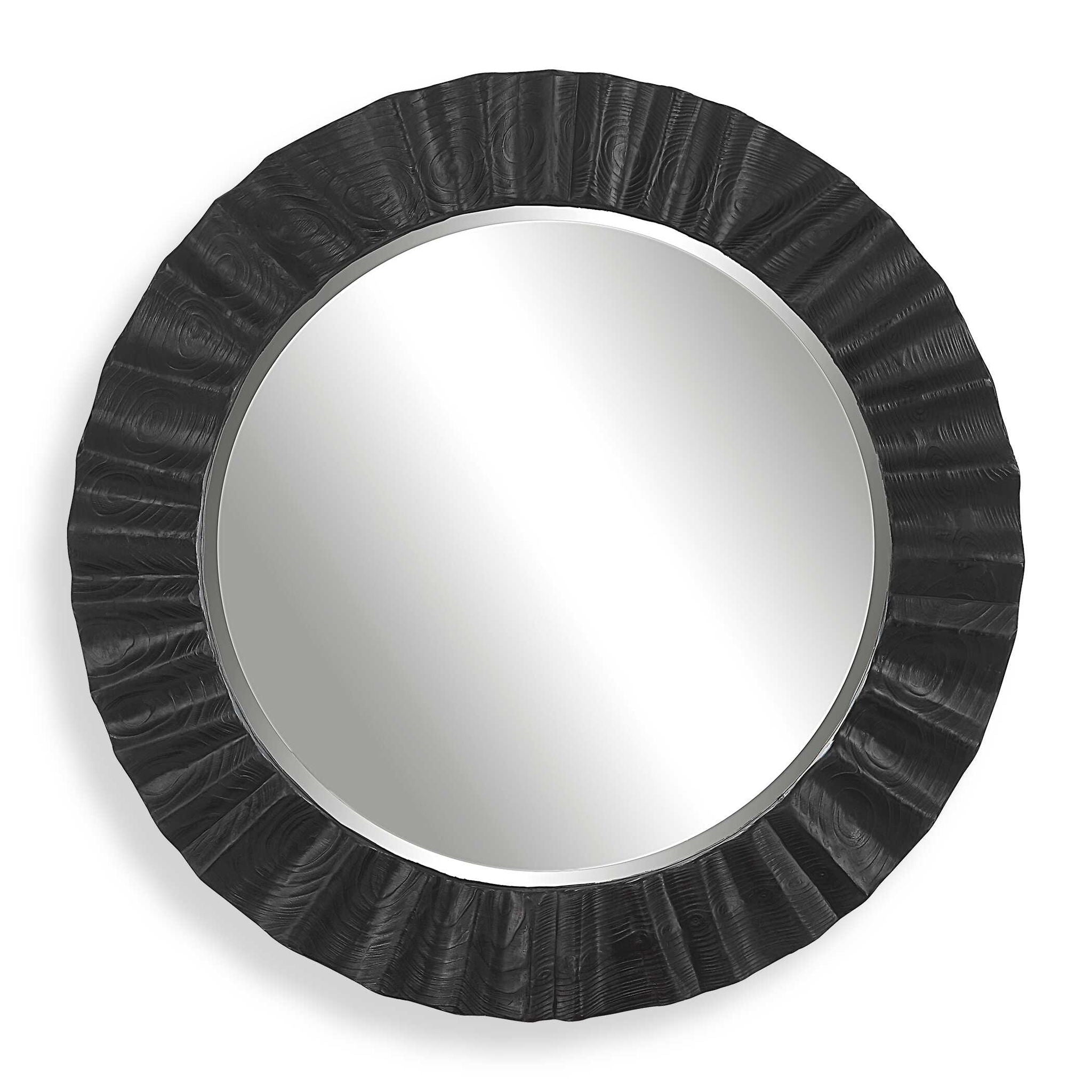Caribou - Round Mirror - Black