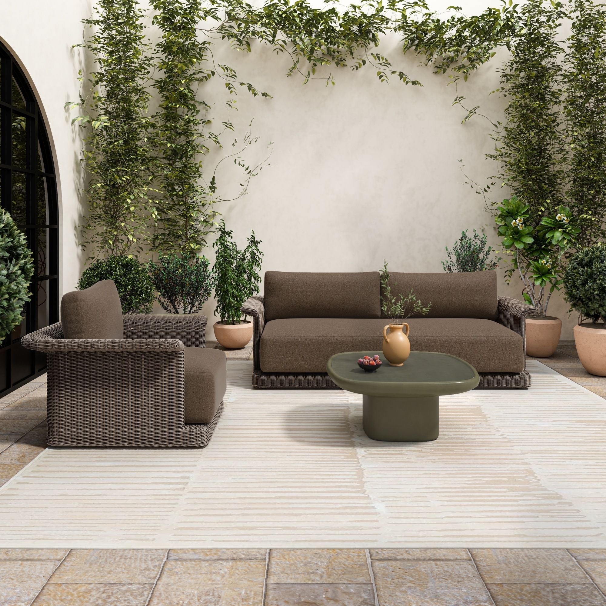 Manon - Outdoor Coffee Table - Deep Green