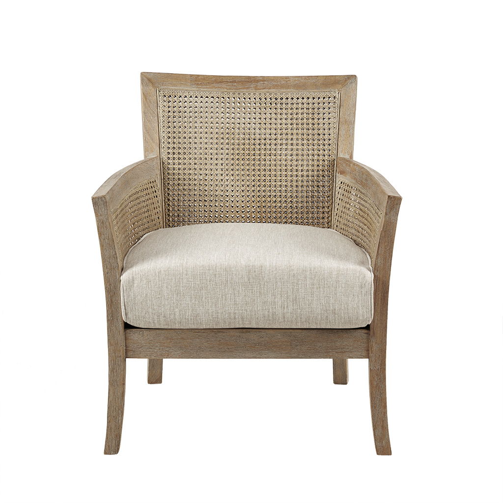 Diedra - Accent Chair - Cream / Reclaimed Natural