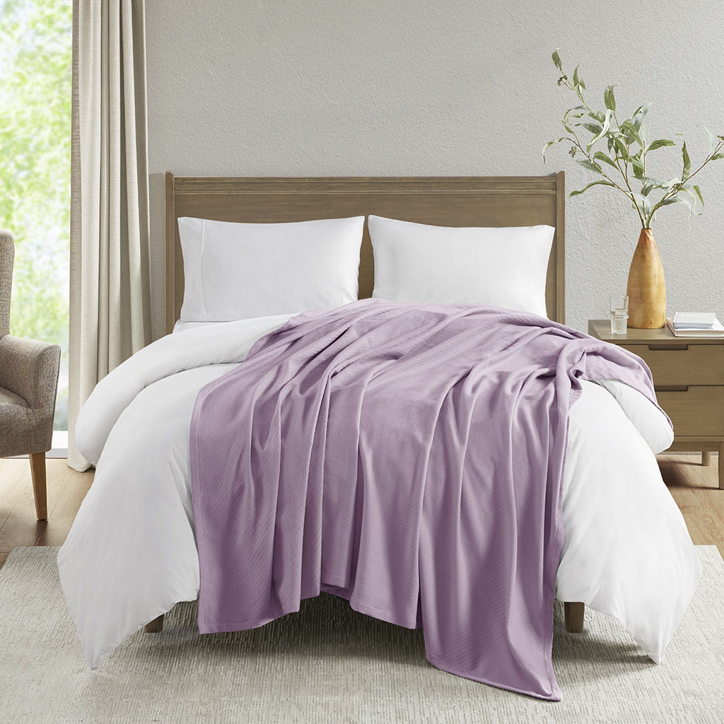 Liquid Cotton - Blanket - Lilac