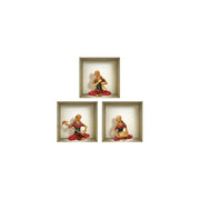 Set of Three Alla Niche 3D Square Peel and Stick Wall Decals