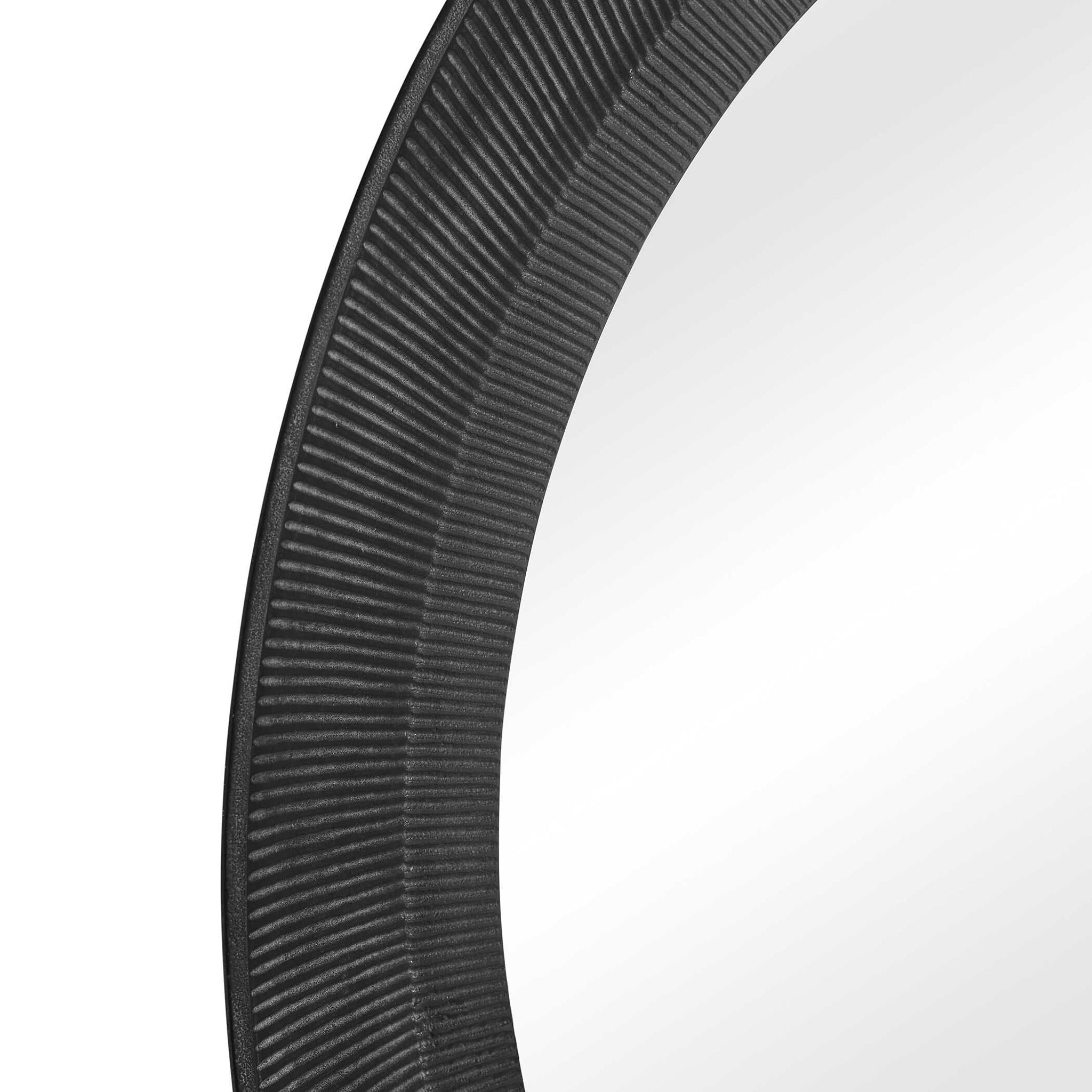 Montgomery - Round Mirror - Black