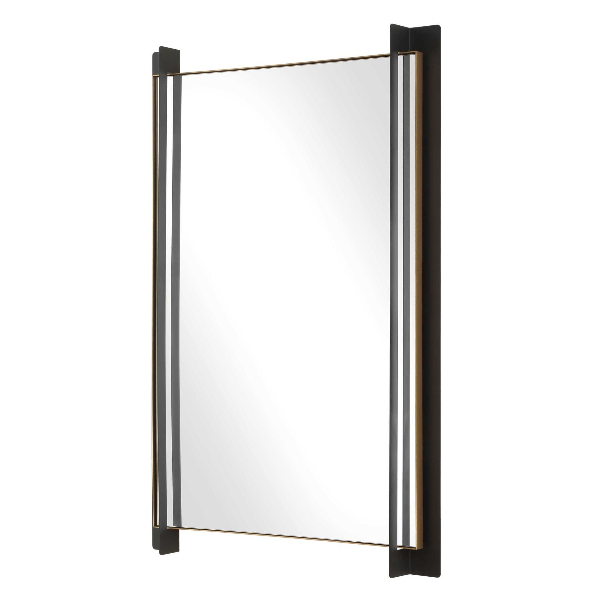 Cunene - Industrial Wall Mirror - Black