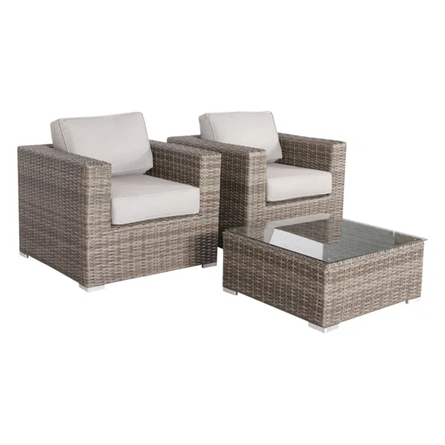 2 Person Seating Set With Cushions – Tempo Collection Furniture and ...