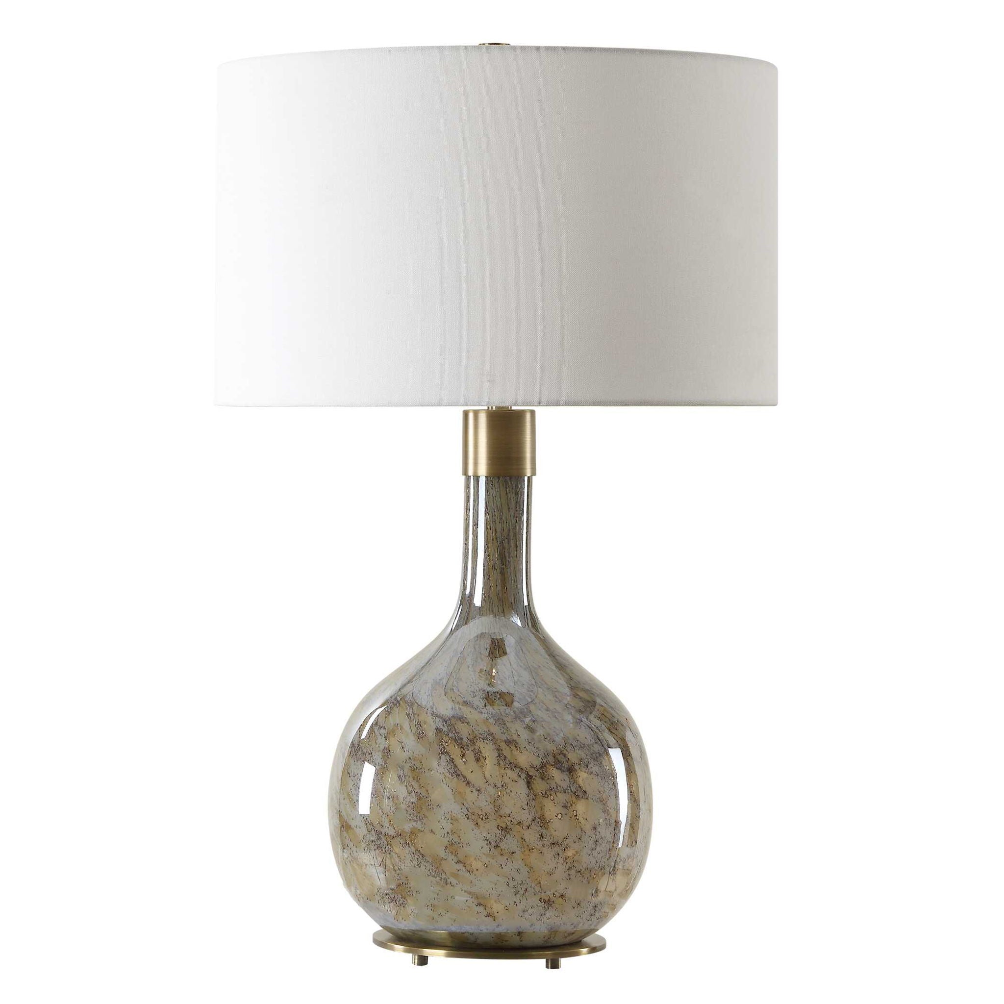 Rhine - Brown Glass Table Lamp