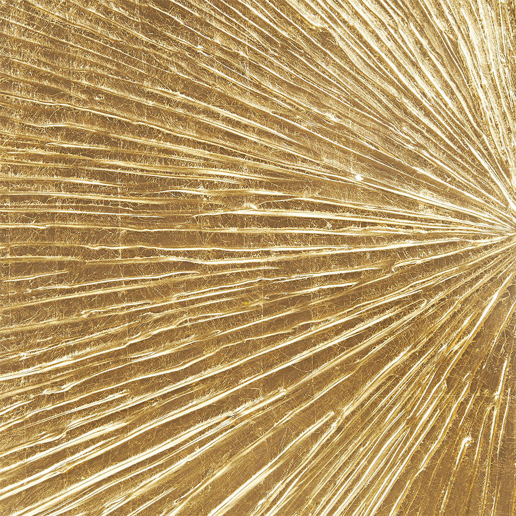 Sunburst - 100% Hand Painted Dimensional Wall Décor (Set of 3) - Gold