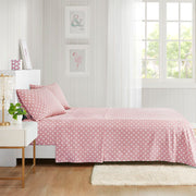 Polka Dot - Queen Sheet Set - Pink