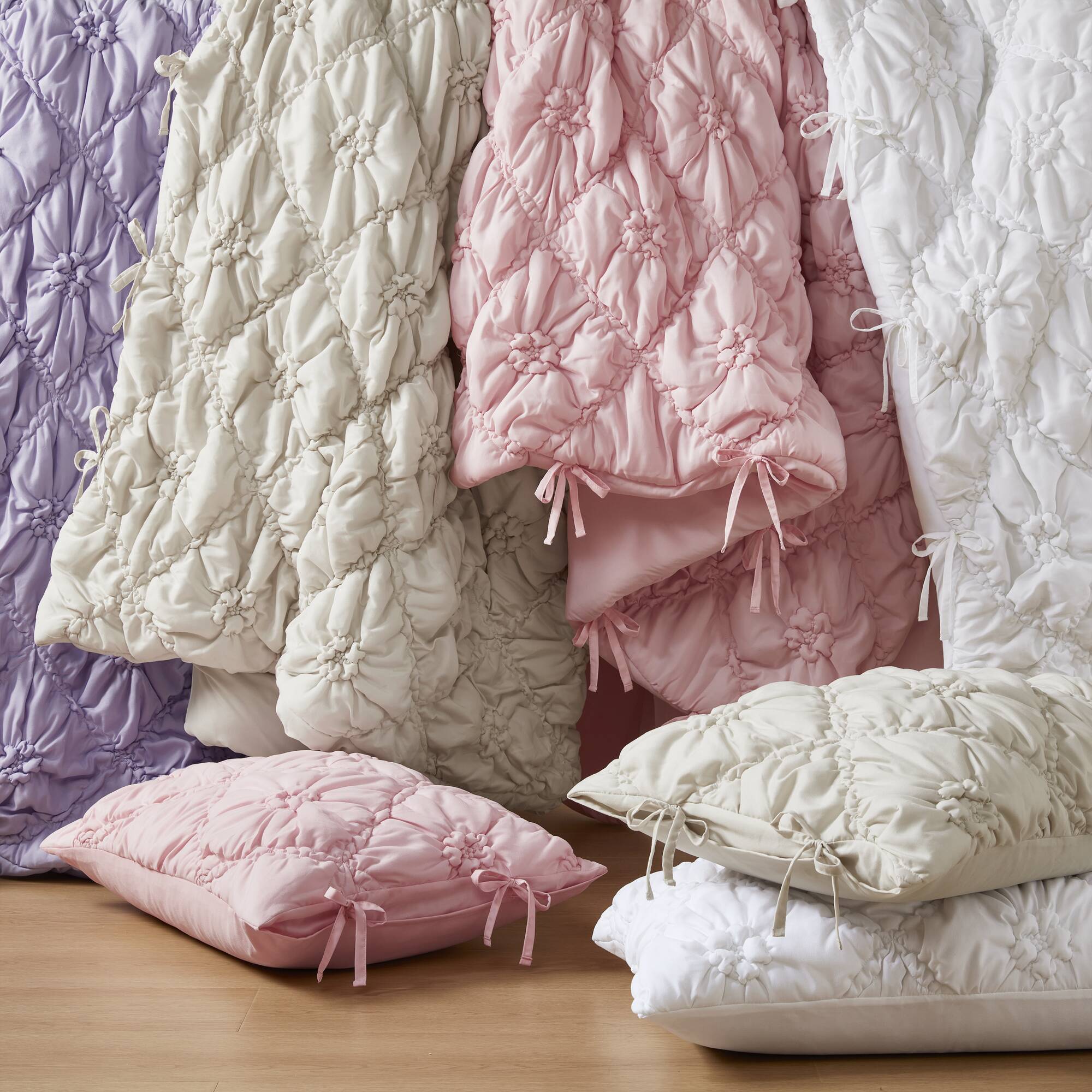 Lily - 2 Piece Comforter Set - Purple