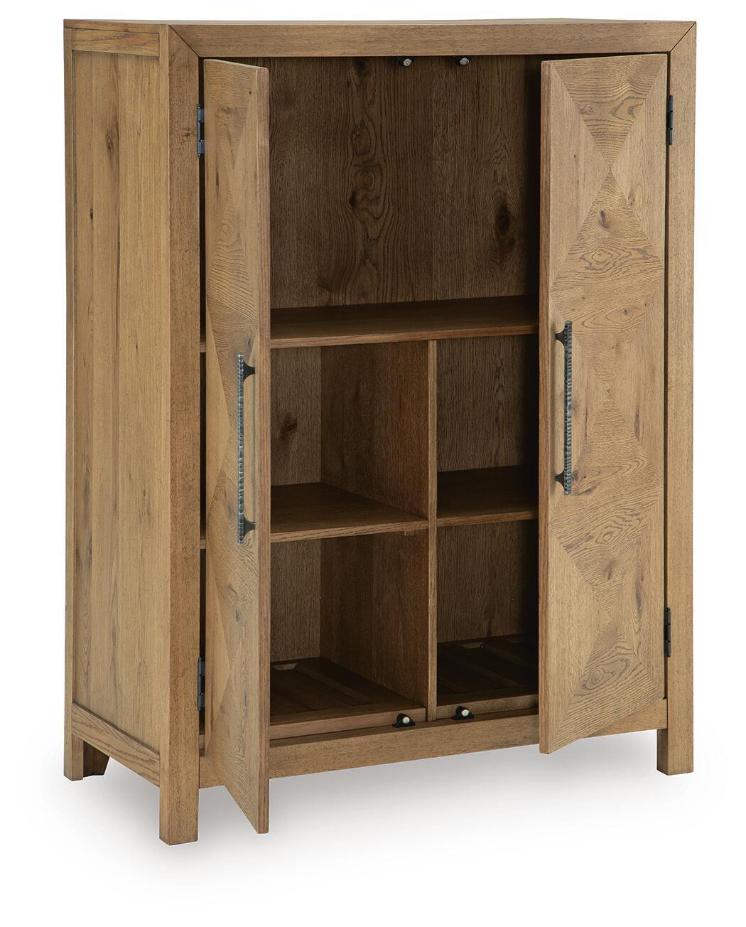 Clayburns - Bar Cabinet - Light Brown