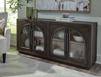 Dreley - Accent Cabinet - Grayish Brown