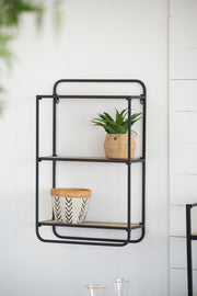 Wall Shelf - Black Brown