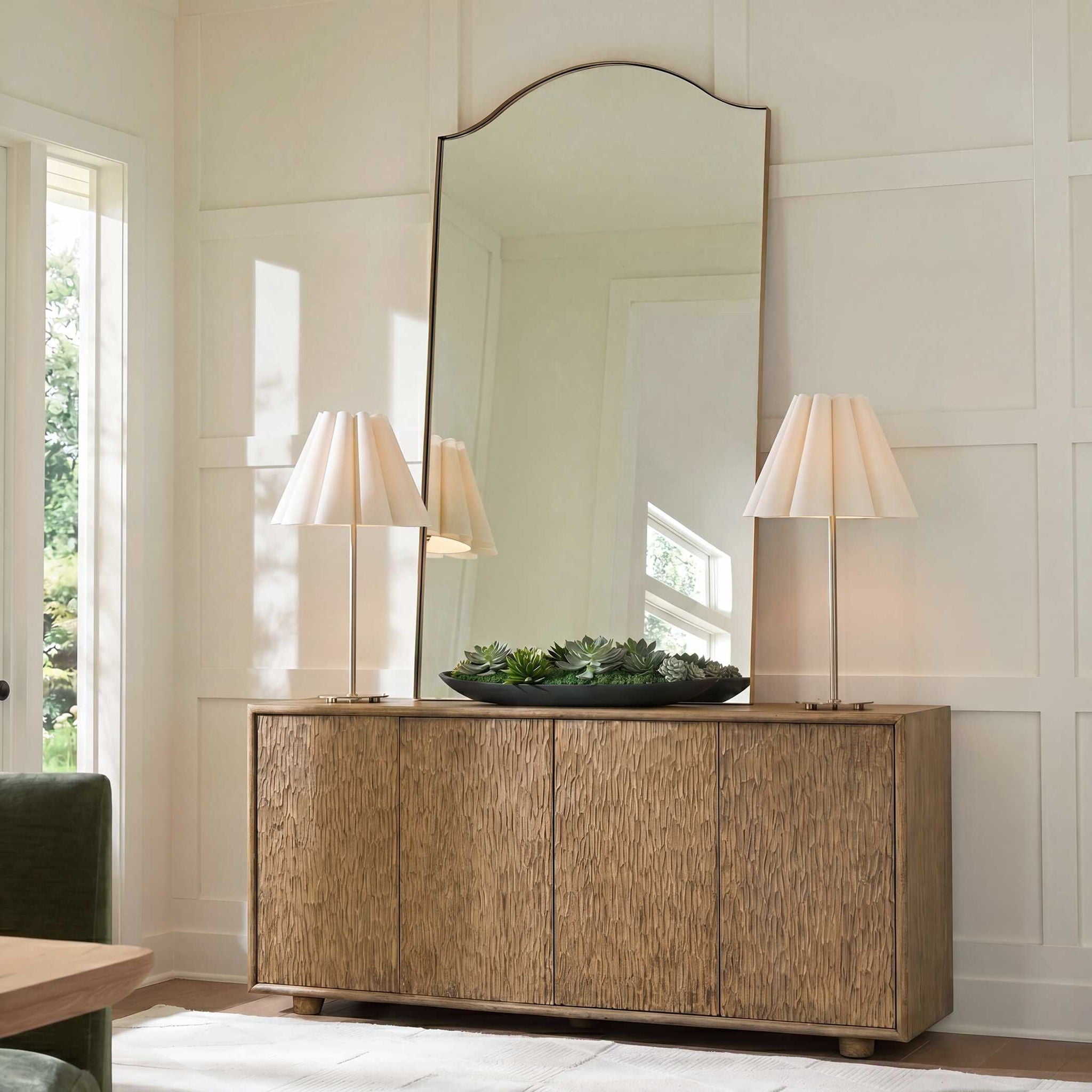 Stevenson - Wood 4 Door Cabinet - Natural