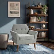 Newtin - Mid-Century Modern Lounge Chair - Gray