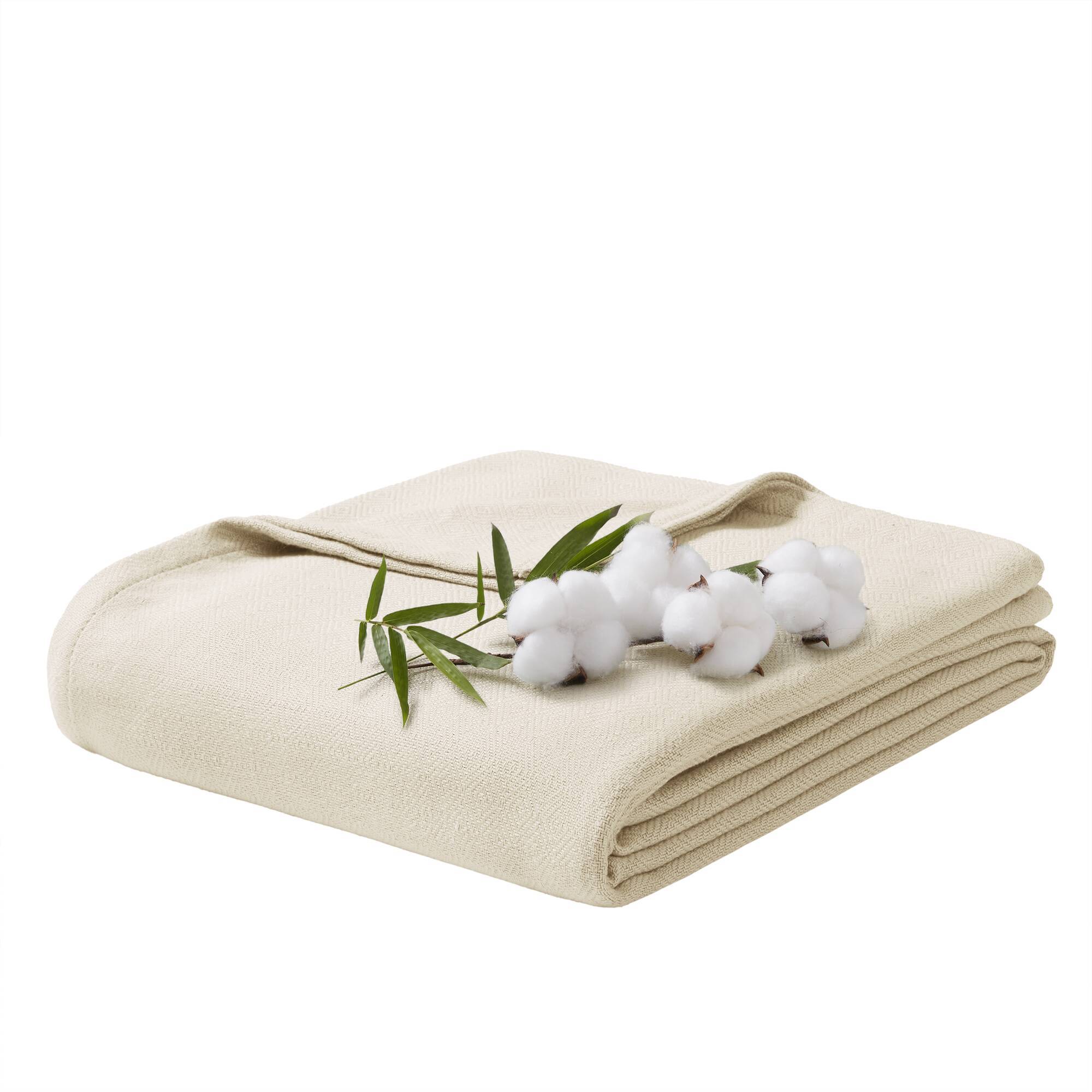 Bamboo Cotton - King Rayon From Blanket - Ivory