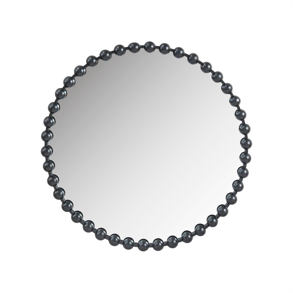 Marlowe - 36" Round Wall Decor Mirror - Black