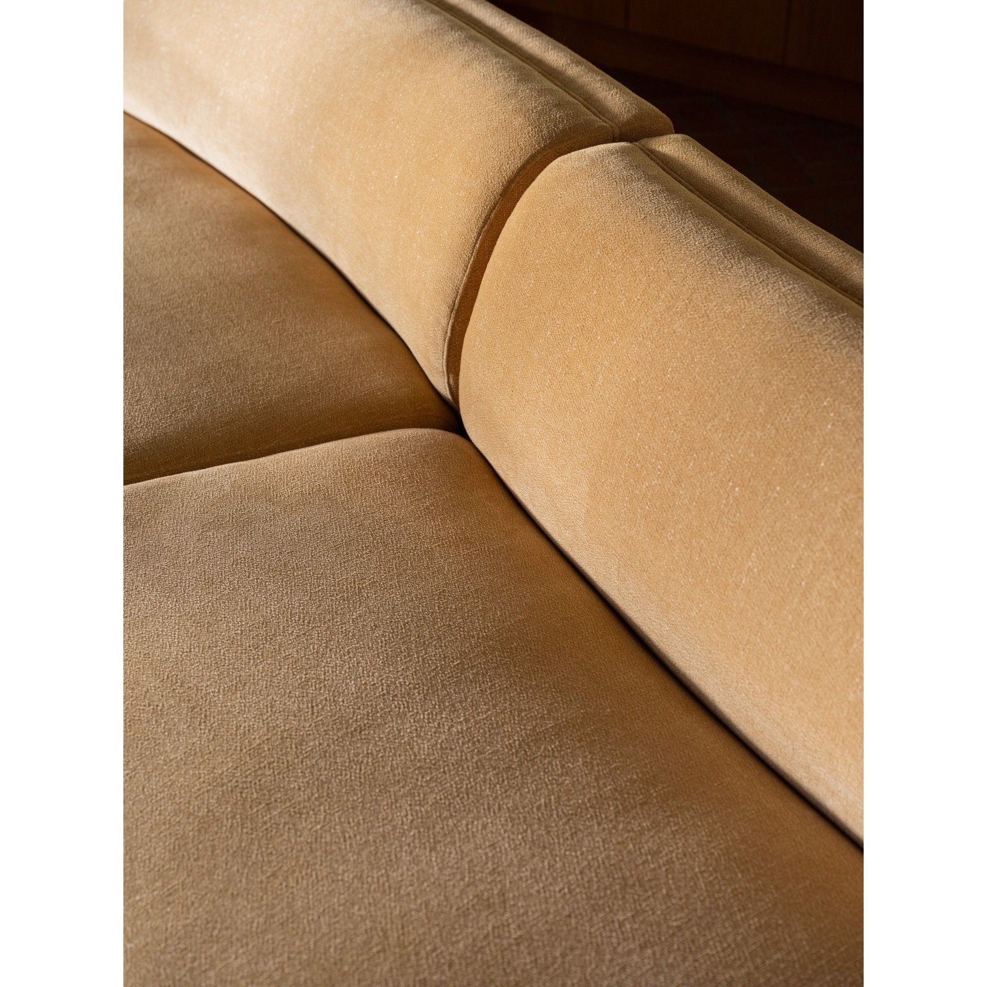 Naomi - 2 Piece Wave Modular Sectional - Golden Yellow