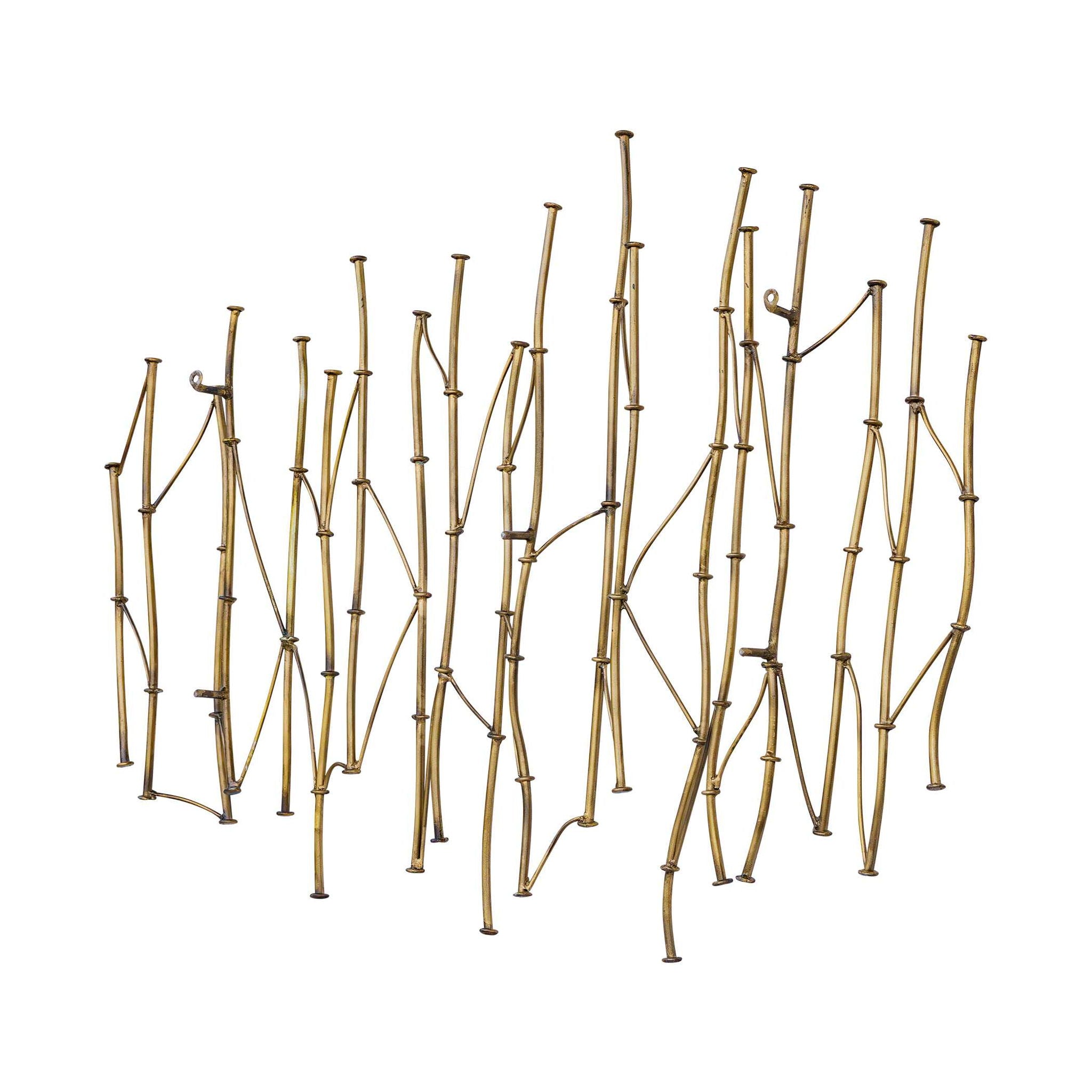 Nature's Rhythm - Metal Wall Decor - Gold
