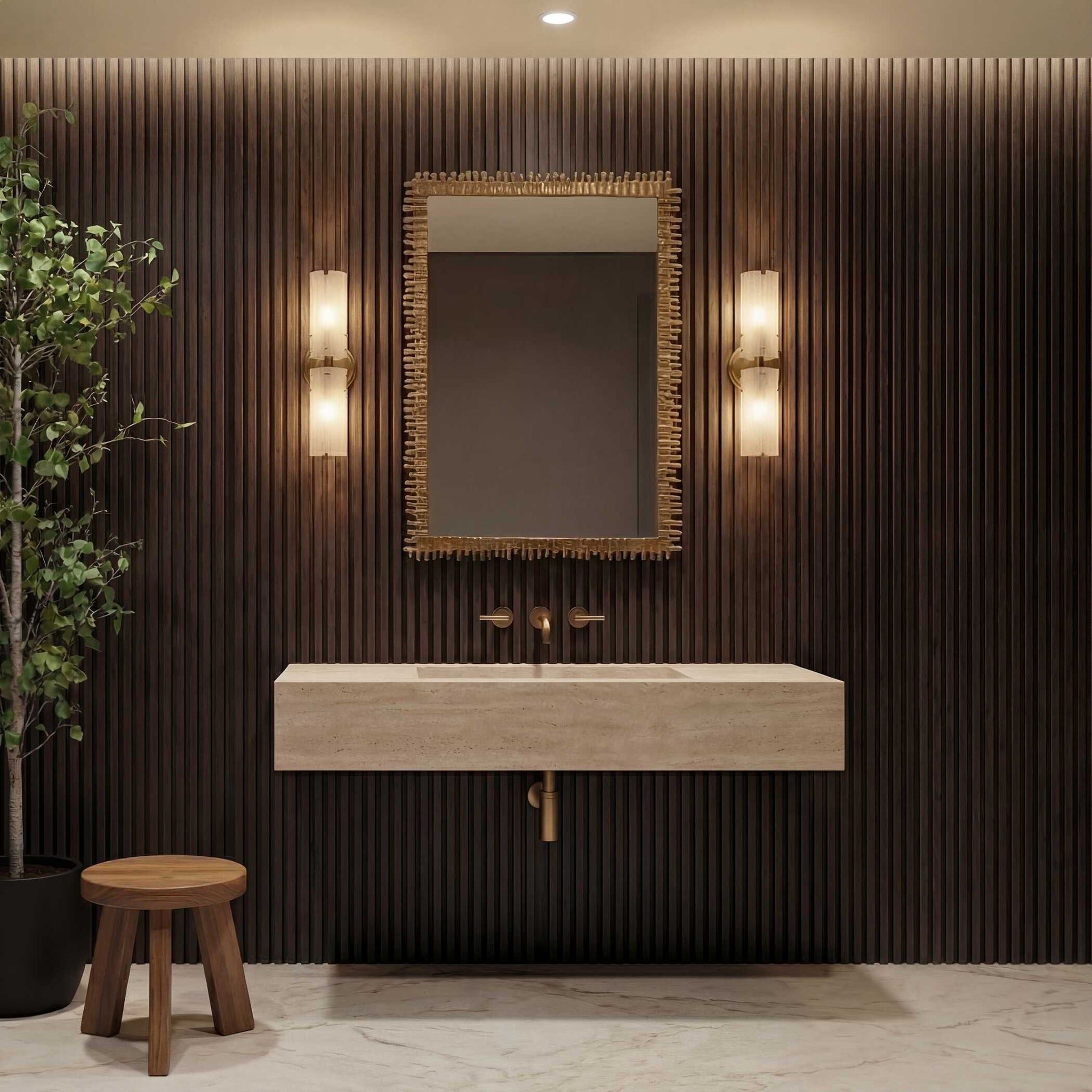 Soto - Mirror - Antique Brass