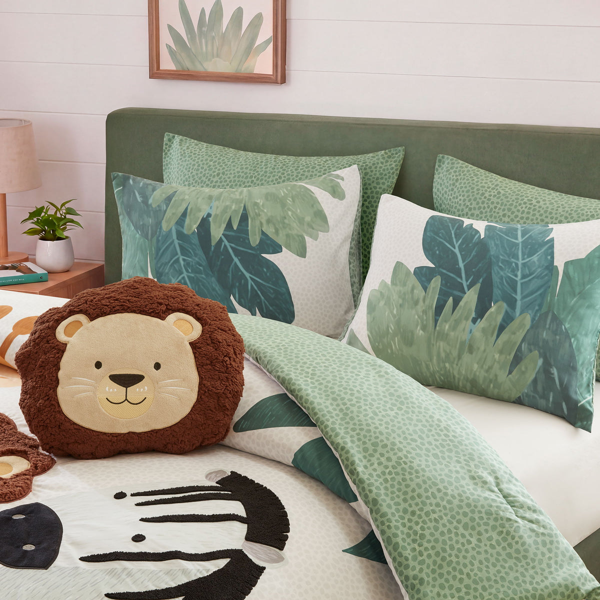 Safari - Queen Comforter Set - Green