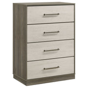 Edmondson - 4 Drawer Chest - Natural / Gray