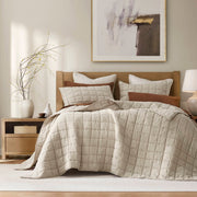 French Flax - Full/Queen Linen Garment Washed Quilt Set - Linen