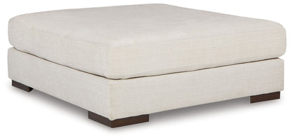 Lyndeboro - Oversized Accent Ottoman - Natural
