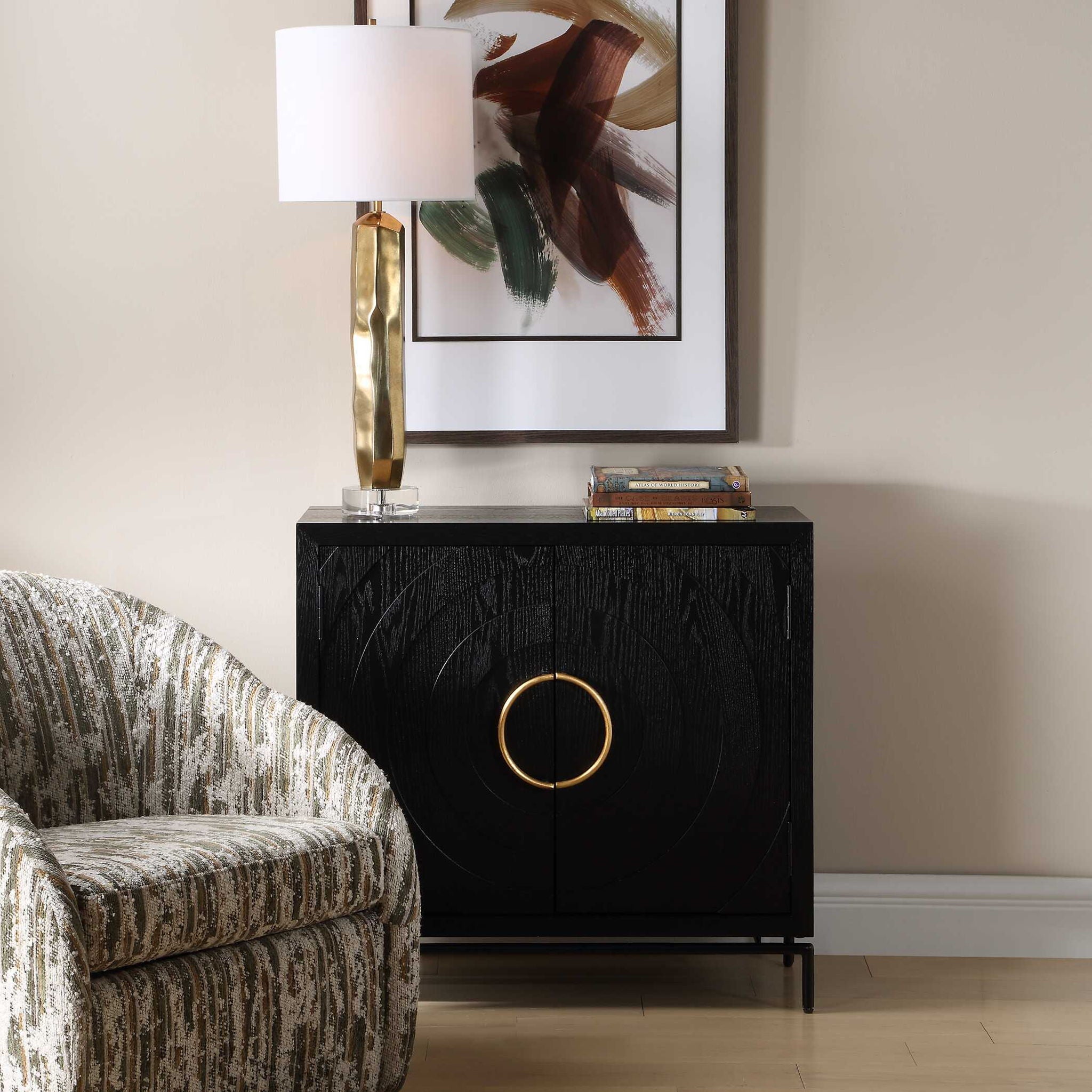 Briseis - 2 Door Cabinet - Black