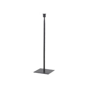 18" Black Metal Tabletop Taper Candlestick