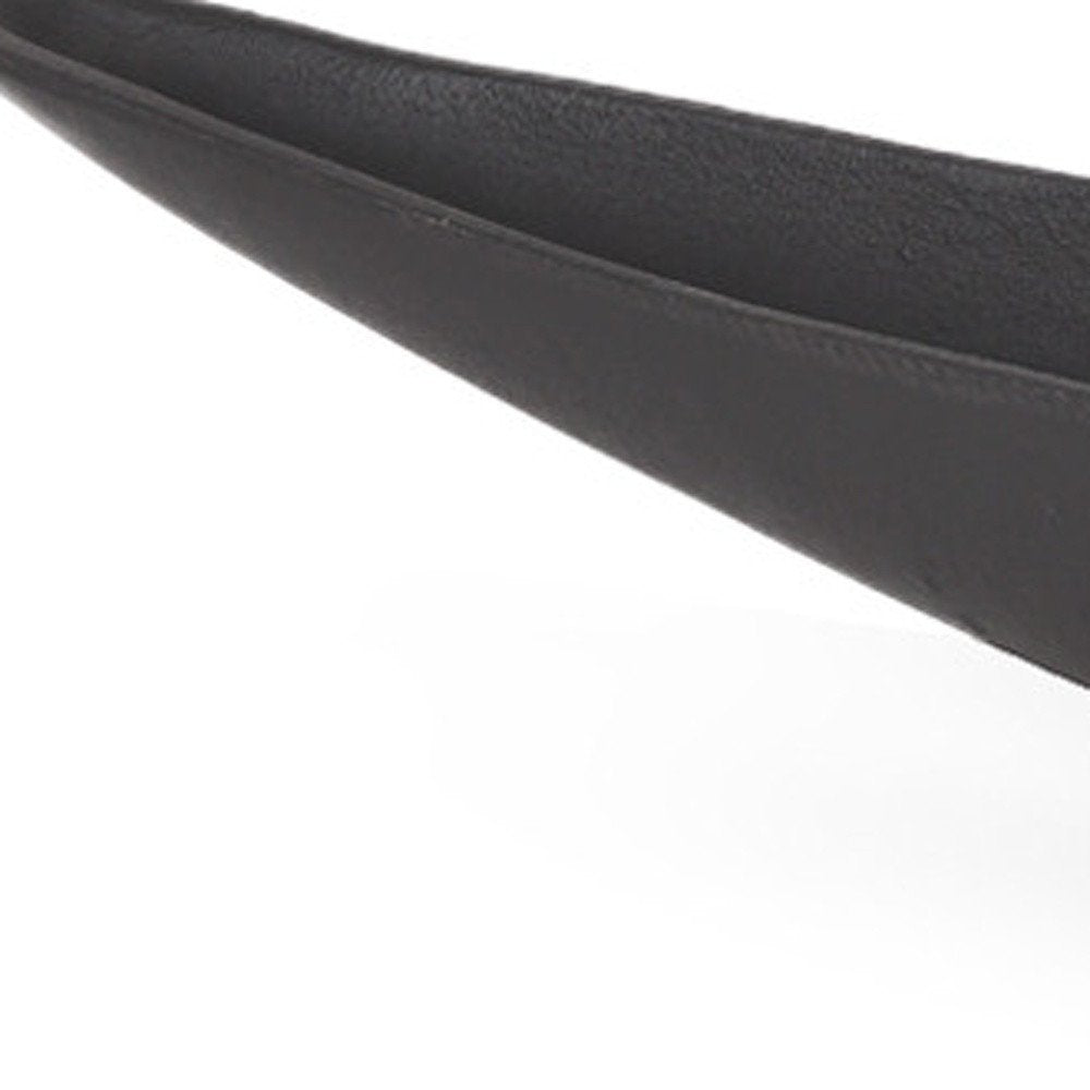 39" Black Metal Oval Centerpiece Bowl